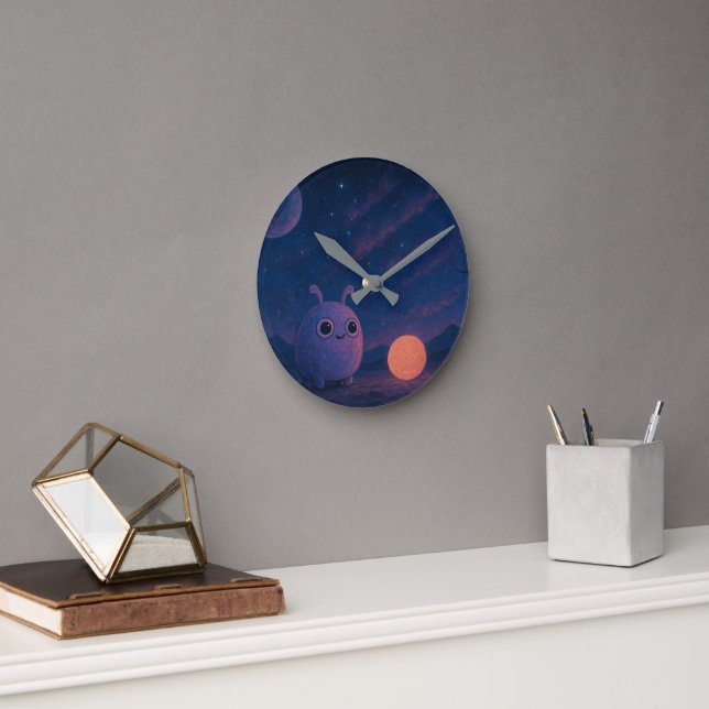 Reloj Redondo Mediano Cosmic Cutie Wall Clock (Oficina)