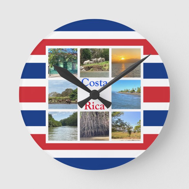Reloj Redondo Mediano Costa Rica  (Anverso)