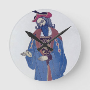 Reloj Redondo Mediano Costume design for Blue-Beard, from Sleeping Beaut