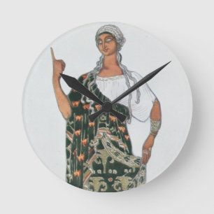 Reloj Redondo Mediano Costume design from Phedre, 1917 (colour litho)