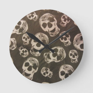 Reloj Redondo Mediano Cránulos felices