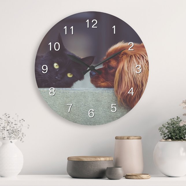 Reloj Redondo Mediano Crea tu Mascota Personalizado foto moderna elegant (Subido por el creador)