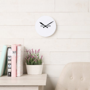 Reloj Redondo Mediano Crea Tu Propia Floral 
