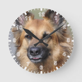 Reloj Redondo Mediano Crea tu propia foto de mascota