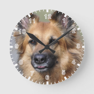 Reloj Redondo Mediano Crea tu propia foto de mascota