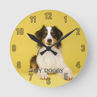 Reloj Redondo Mediano Crea tu propio mascota, perro