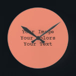 Reloj Redondo Mediano Crear el propio<br><div class="desc">Crea tus propios favores matrimoniales totalmente personalizados,  materiales de recepción,  decoraciones e invitaciones de color personalizado,  joyería personalizada y más!</div>