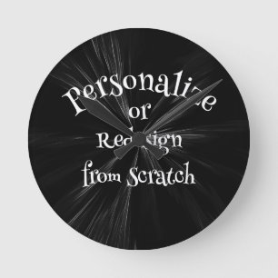 Reloj Redondo Mediano Crear su propio Personalizado