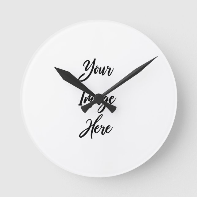 Reloj Redondo Mediano Create Your Own (Anverso)