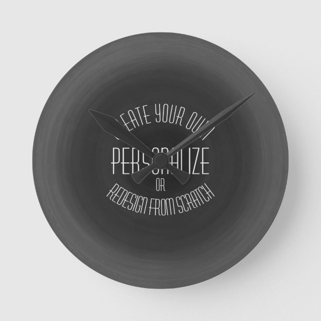 Reloj Redondo Mediano Create Your Own - Custom Design (Anverso)