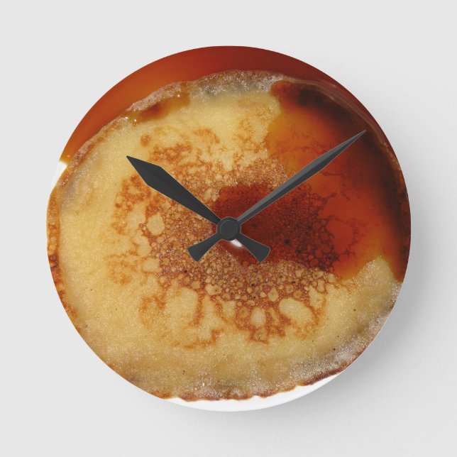 Reloj Redondo Mediano Crepe (Anverso)