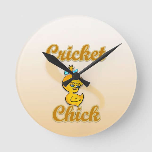 Reloj Redondo Mediano Cricket Chick (Anverso)