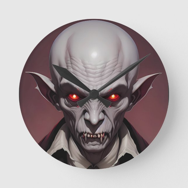 Reloj Redondo Mediano Crimewave Nosferatu (Anverso)