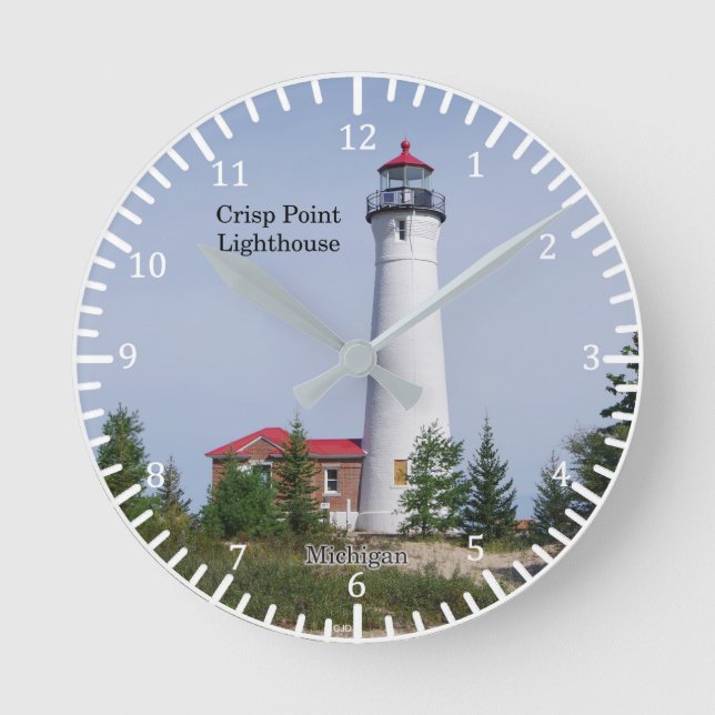 Reloj Redondo Mediano Crisp Point Lighthouse clock (Anverso)