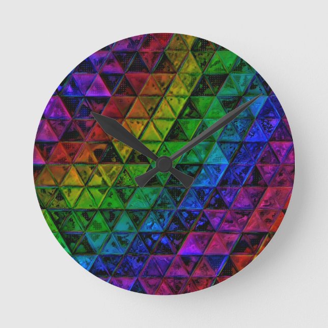 Reloj Redondo Mediano Cristal de orgullo (Anverso)