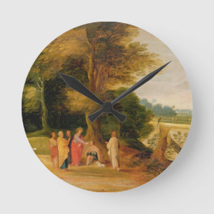 Reloj Redondo Mediano Cristo que cura al hombre ciego