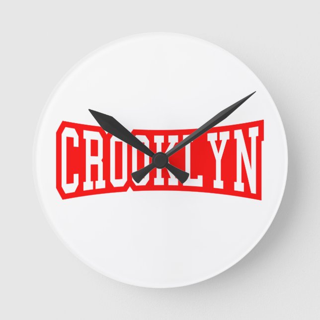 RELOJ REDONDO MEDIANO CROOKLYN, NYC (Anverso)