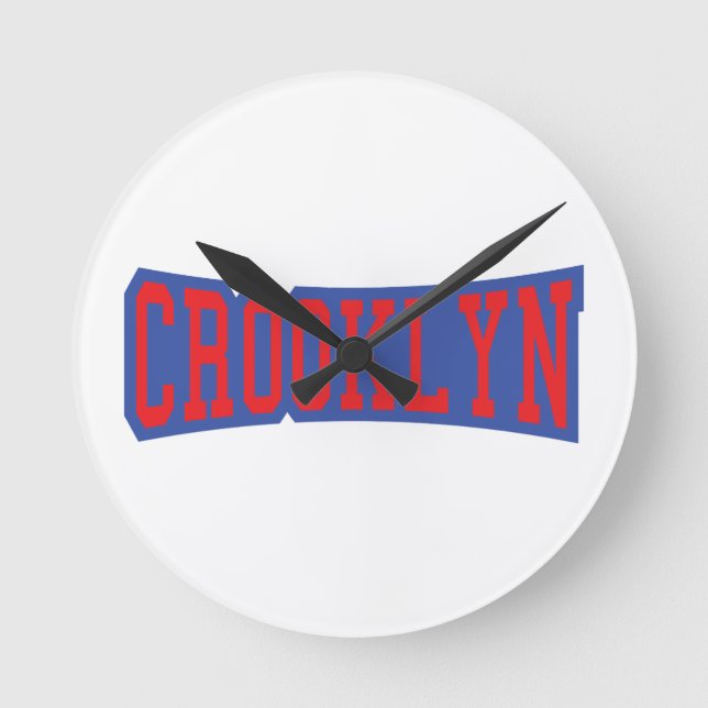 RELOJ REDONDO MEDIANO CROOKLYN, NYC (Anverso)
