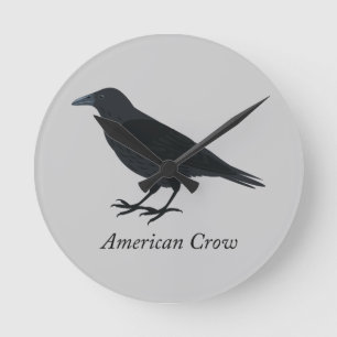 Reloj Redondo Mediano Crow americano
