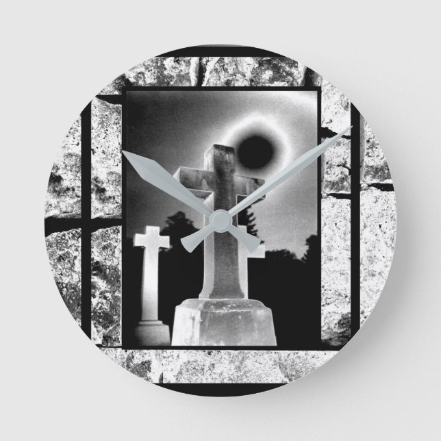 Reloj Redondo Mediano Cruz de la luna (Anverso)