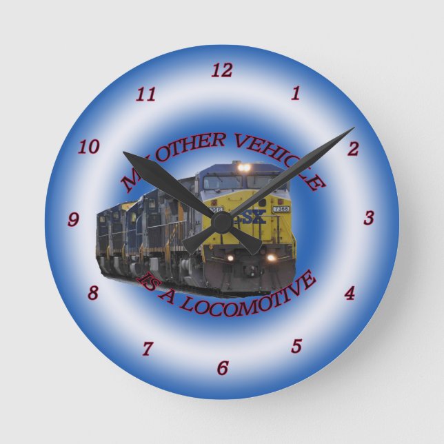 Reloj Redondo Mediano CSX My Other Vehicle Clock (Anverso)