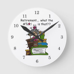 Reloj Redondo Mediano Cuál es humor del retiro