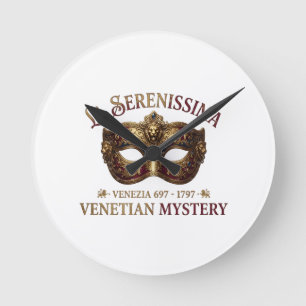 Reloj Redondo Mediano Cuarenta & Fabuloso: Invitación La Serenissima