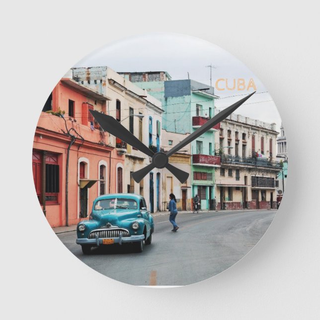 Reloj Redondo Mediano Cuba                 (Anverso)