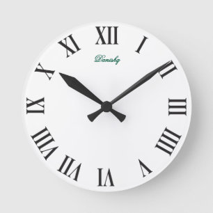 Reloj Redondo Mediano Cuello de pared Danishq