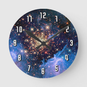 Reloj Redondo Mediano Cúmulo estelar NGC 3603 - Foto de NASA Hubble