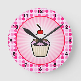 Reloj Redondo Mediano Cupcake