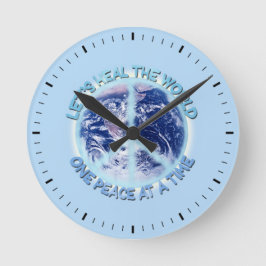 Reloj Redondo Mediano Curemos el mundo...