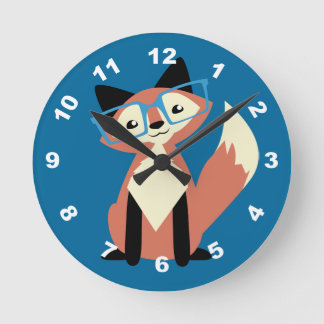 Reloj Redondo Mediano Curte Hipster Glasses Fox