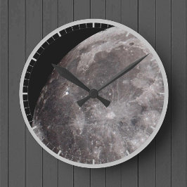 Reloj Redondo Mediano Curva de la imagen de astronomía lunar