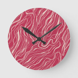 Reloj Redondo Mediano Curvas de esbozo