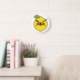 Reloj Redondo Mediano Cute Kawaii Lemon