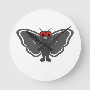 Reloj Redondo Mediano Cute Mothman