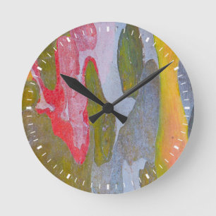 Reloj Redondo Mediano Cypress tree bark patterns, Italy