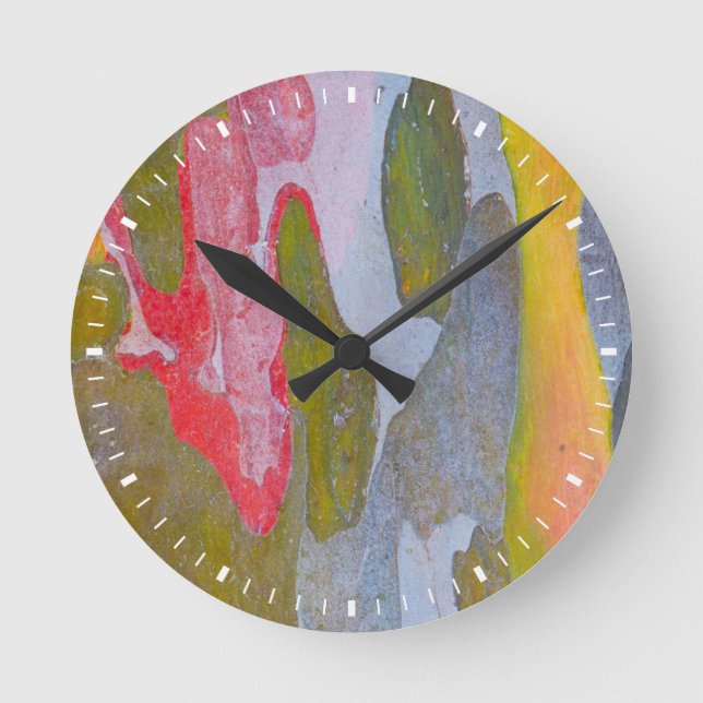 Reloj Redondo Mediano Cypress tree bark patterns, Italy (Anverso)