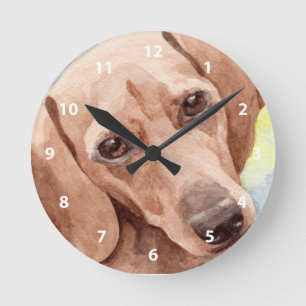 Reloj Redondo Mediano Dachshund