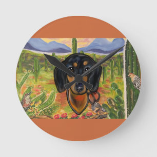 RELOJ REDONDO MEDIANO DACHSHUND     