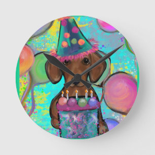 Reloj Redondo Mediano Dachshund