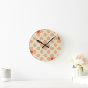 Reloj Redondo Mediano Dainty Dot Florals