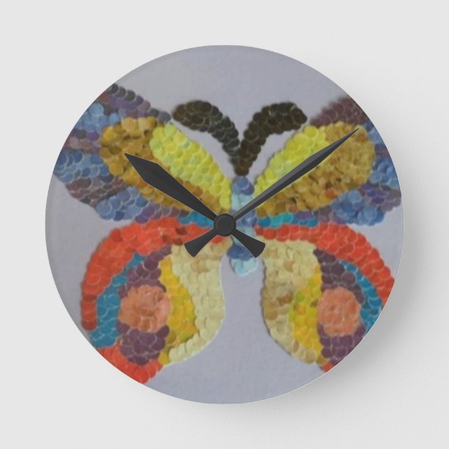 Reloj Redondo Mediano Daisy (Anverso)