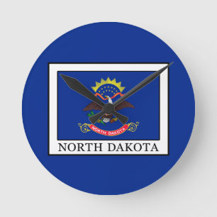 Reloj Redondo Mediano Dakota del Norte