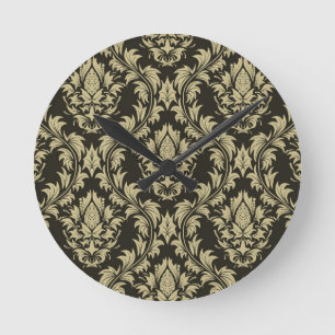 Reloj Redondo Mediano Damask background