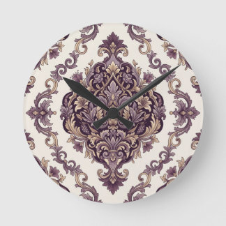 Reloj Redondo Mediano Damask Elegante