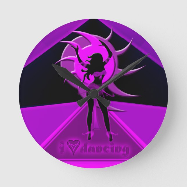 Reloj Redondo Mediano Dancer *Onca* (Anverso)