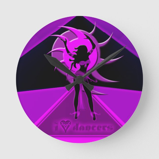 Reloj Redondo Mediano Dancer *Onca* (Anverso)