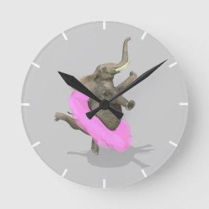 Reloj Redondo Mediano Dancing Elephant